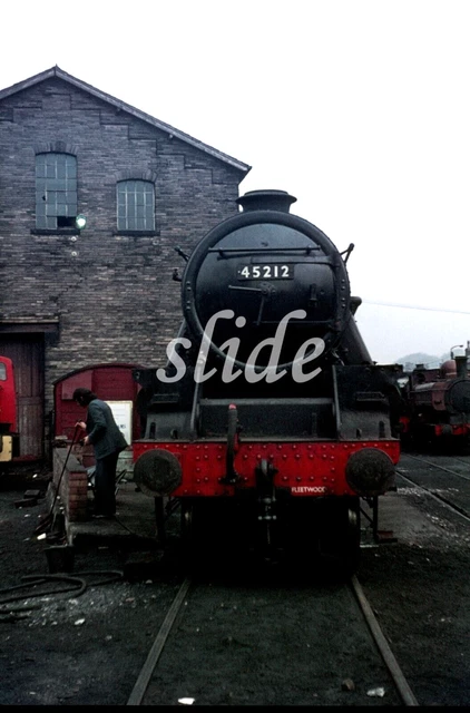 BRITISH RAILWAYS BLACK 5 Steam Locomotive 45212 Haworth Original Slide