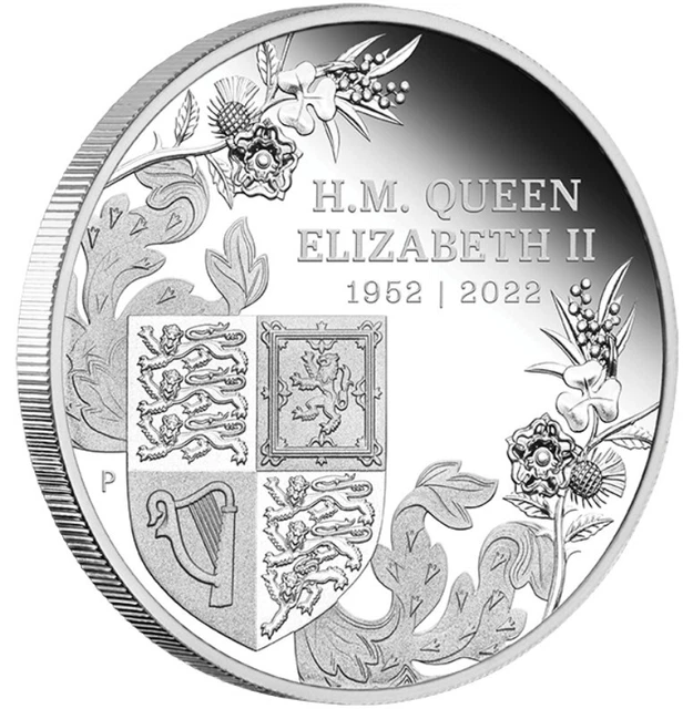 1 AUD &THE Queen's Platinum Jubilee