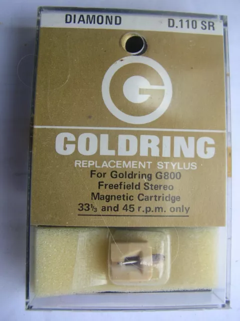 Goldring D. 110 SR Replacement Diamond Stylus for G800 Cartridge