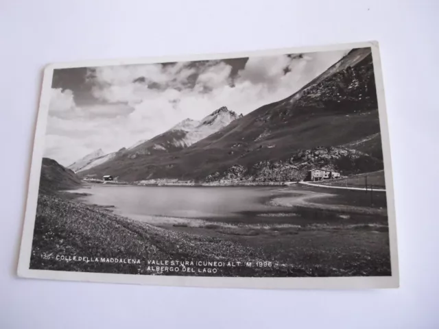 Cuneo - Colle della Maddalena Valle Stura Albergo del Lago - spedita f. p. 1940