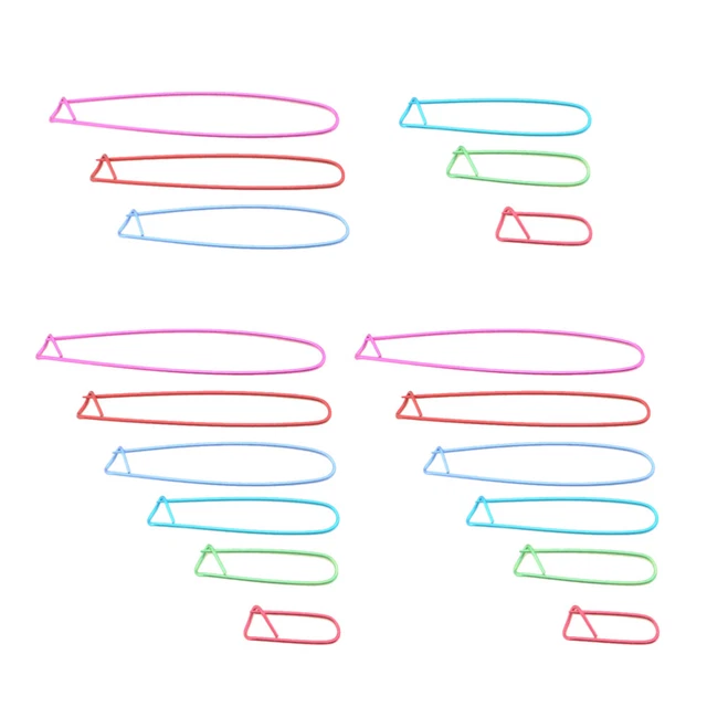 LINVSHI 150 Segnapunti Maglia In Plastica – 10 Colori Vivaci Con Scatola Portaoggetti – Marcapunti Per Uncinetto E Cucito