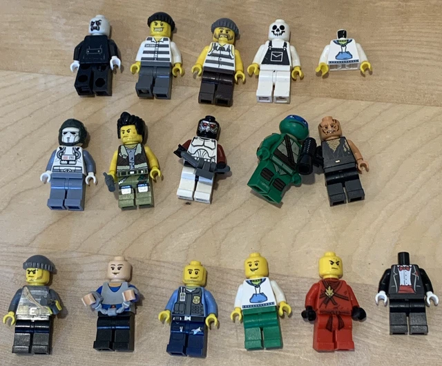 Lego Mini Figure Lot Of 12 Tmnt, Star Wars, Harry Potter, Ninjago, City, Nice