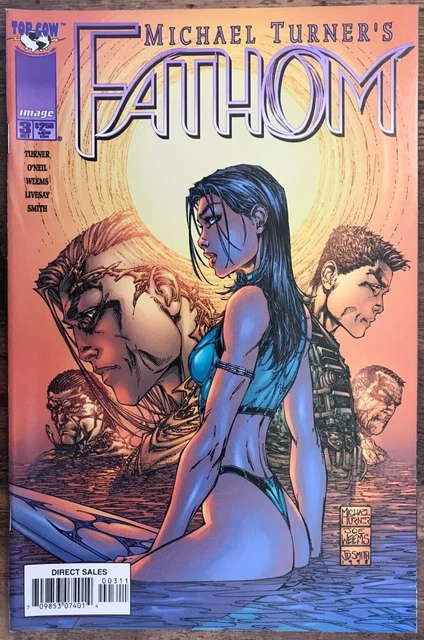 Fathom Vol 1 #3 By Michael Turner Bill O'Neil Variant A Top Cow Image NM/M 1998