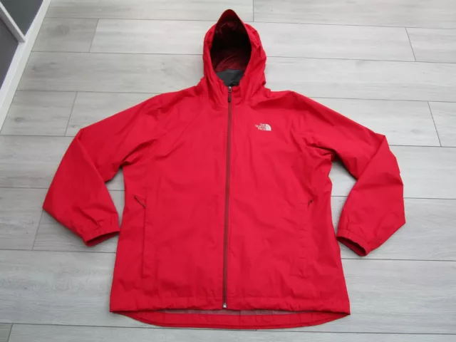 The North Face Mens Quest Jacket Hyvent Waterproof Rain Coat XL Red Resolve