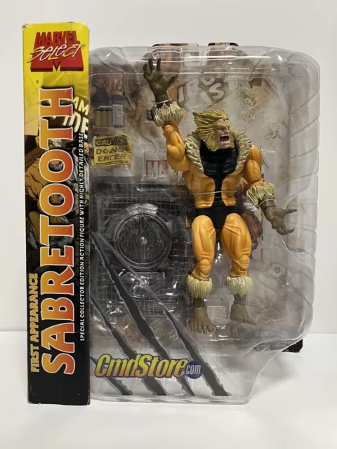 Marvel Select 1st Appearance SABRETOOTH Diamond Select Figure CMDStore EX 2009