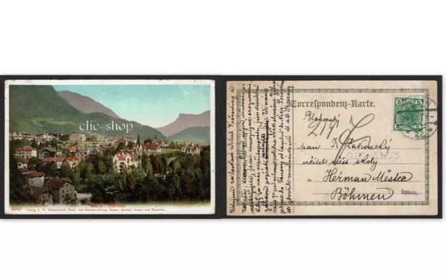 1 AK ANSICHTSKARTE CARTOLINA MERAN OBERMAIS SÜDTIROL ALTO ADIGE (i1405)