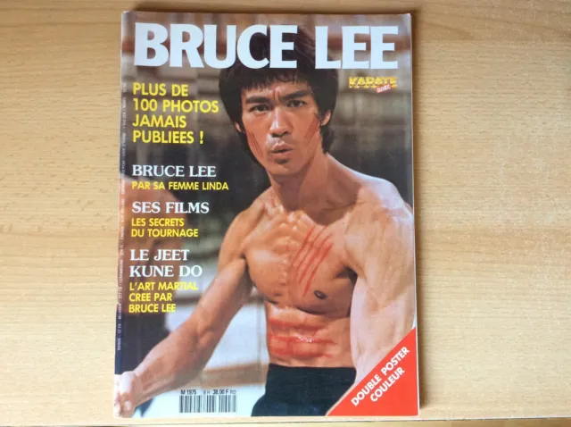 Bruce Lee Karate Bushido book France 108 pages RARE inc colour poster