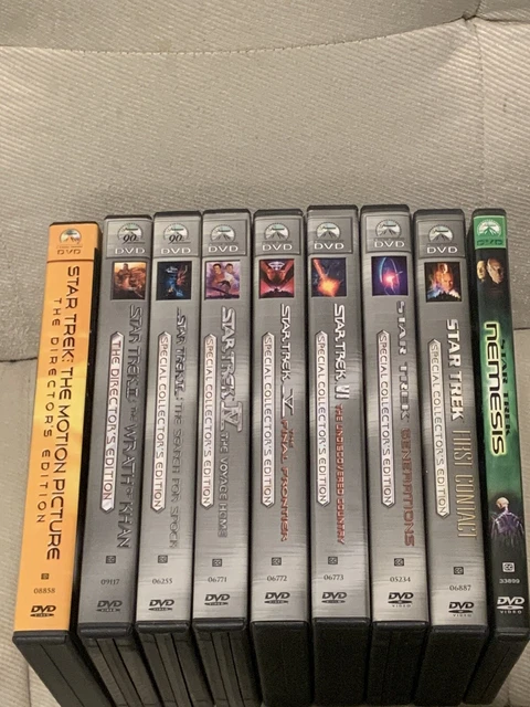 Star Trek: The Motion Picture Next Generation DVD Collection Box Set 9 Movies