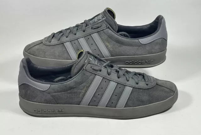 ADIDAS BROOMFIELD MEN S Size UK 10 Grey Suede Trainers Sneakers 39.99 PicClick UK
