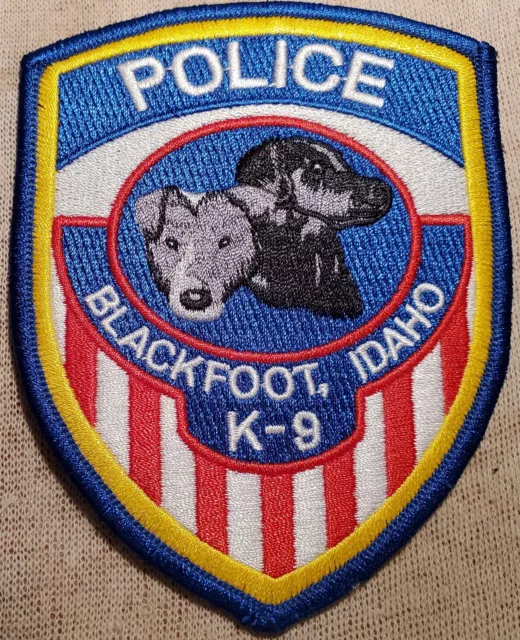 ID Blackfoot Idaho K-9 Police Shoulder Patch