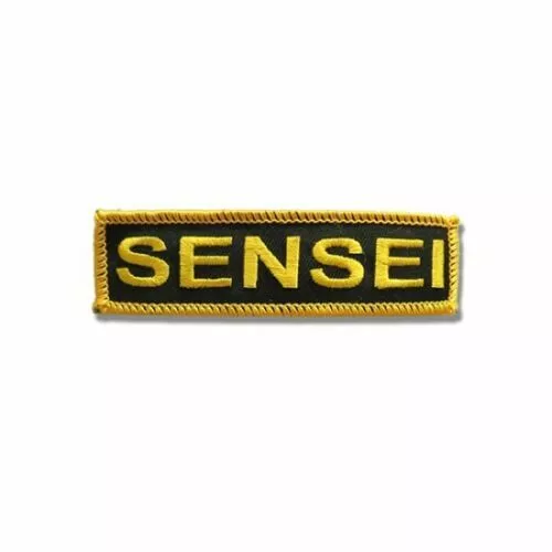 Martial Arts Embroidered Badge - Sensei Gi Patches Badges Instructor Teacher