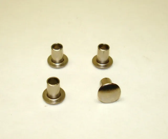 4 Rivets for American Flyer Hoppers, Gondolas, Rocket Clip, Etc. (PA12A469)