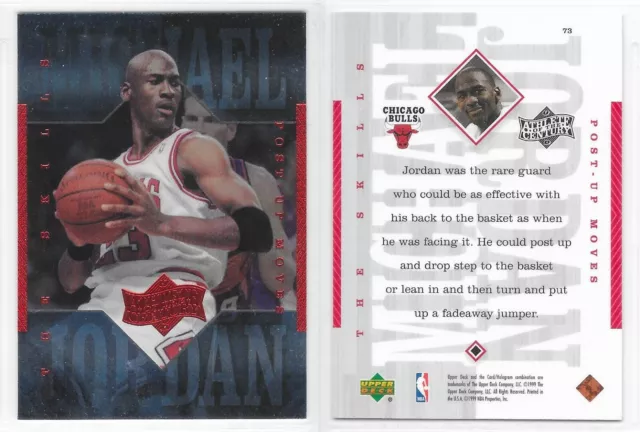 Upper Deck 1999 Nba Basketball #73 Michael Jordan Bulls Athlete Of The Century