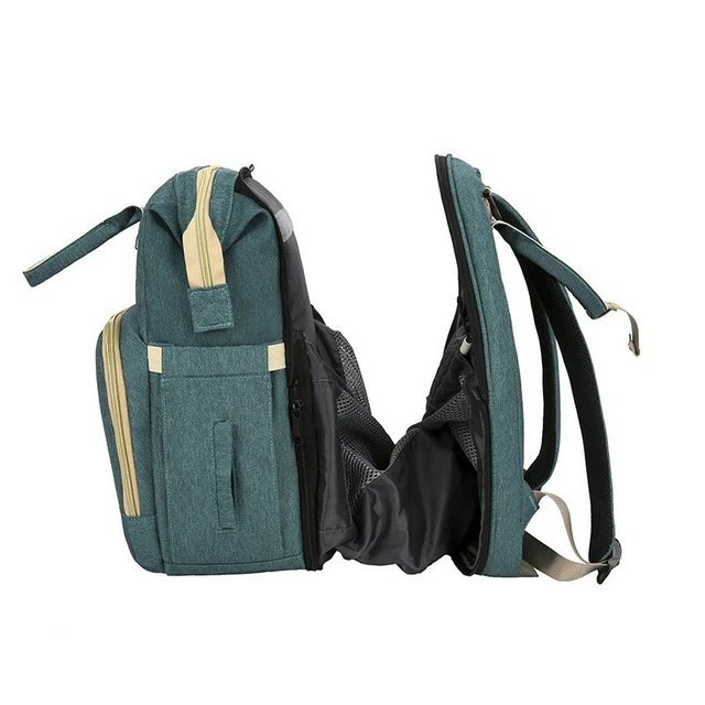 Diaper Crib Bag | MAICAIS Baby Changing Station Backpack | Green 4