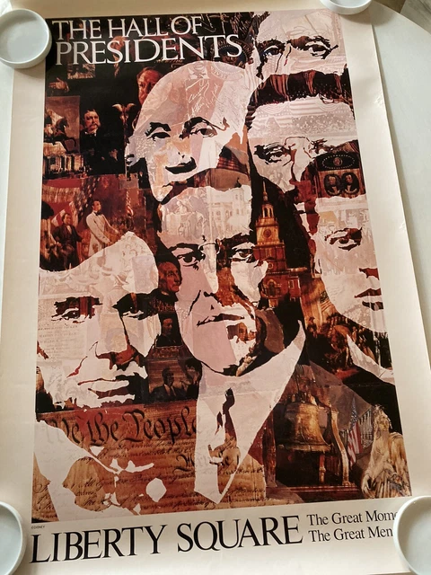 Hall of Presidents Liberty Square Walt Disney World Great Moments Disney Poster