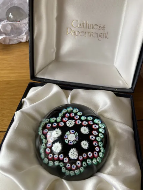 caithness glass paperweight ‘Garland’ limited edition