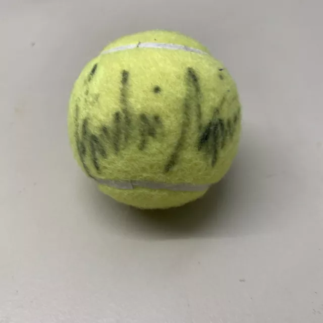 ANDRE AGASSI - AUTOGRAMM SIGNED TENNISBALL  US OPEN TENNIS Unterschrieben  Graf