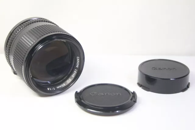 Canon New FD NFD 85mm F/1.8 MF Portrait Lens Made In Japan