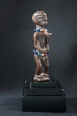 Lele Early 20th Cen, Male Ancestor Figure, Old South African Collection.