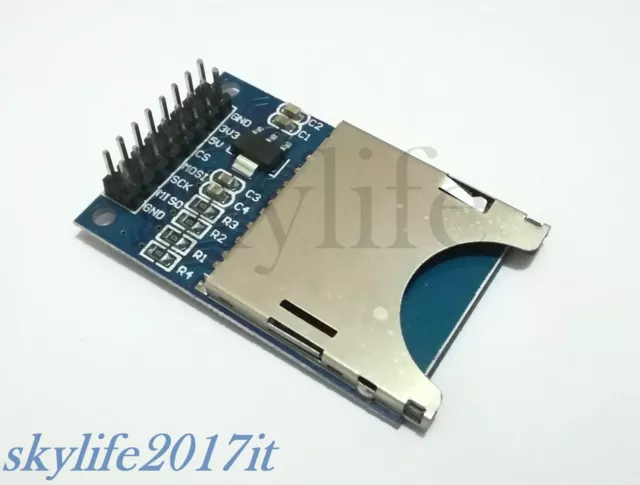 Modulo SD CARD Lettore Scrittore Reader Writer PIC Arduino shield - 1 pezzo