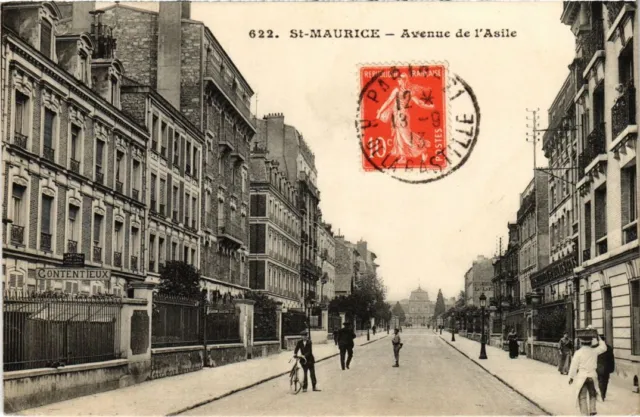 CPA AK St.Maurice Avenue de l'Asile FRANCE (1283014)