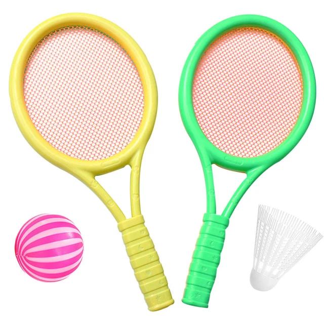 Paire De Raquettes De Tennis Pour Enfants – Jeu Avec 2 Balles – Marque Générique