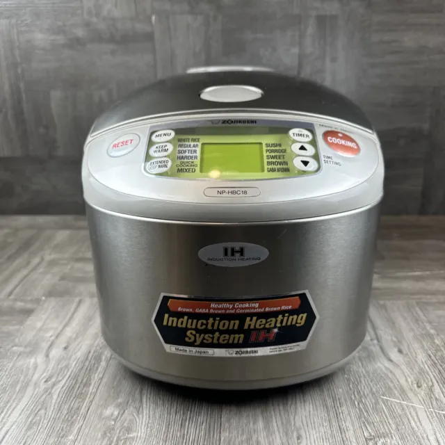 Zojirushi Rice Cooker 10-Cup NP-HBC18 Warmer with Induction Heating