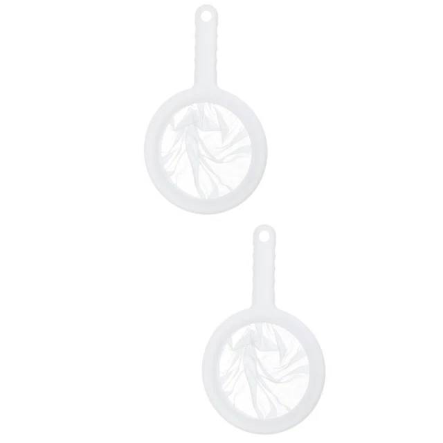 2 Pack Passoire Ronde Glisser À Travers Le Filet Filtre À Mailles Nourriture