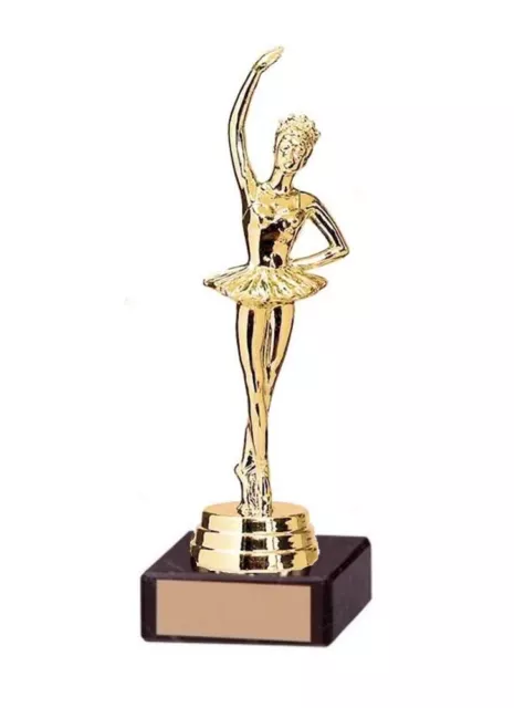 Dance/Ballerina Trophies Ballerina Dance Award 170mm high FREE Engraving