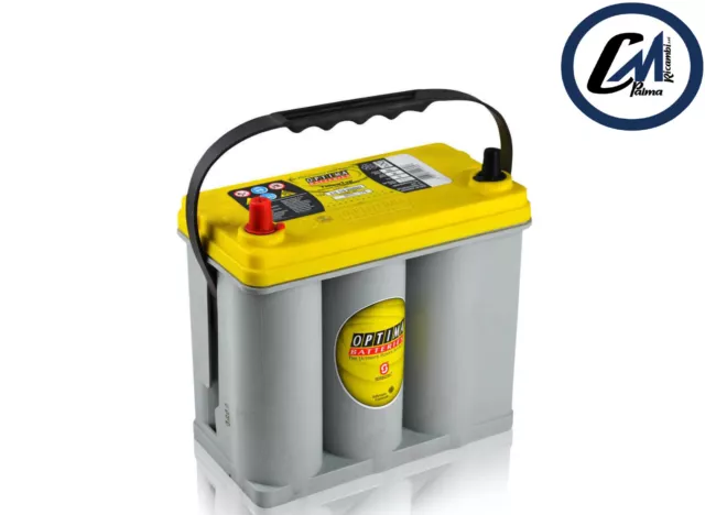 BATTERIA OPTIMA YELLOW GIALLA TOP YTS2.7J YTS27J 38Ah 460A AVVIAMENTO CICLI