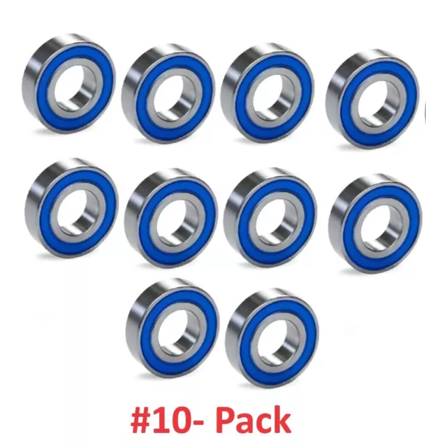 10-Pack 1606-2RS C3 Premium Deep Groove Ball Bearing 3/8"x 29/32"x 5/16"