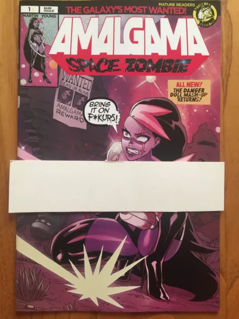 Amalgama Space Zombie: Galaxy's Most Wanted #1 2020 Junge Riskante Varianten Cover