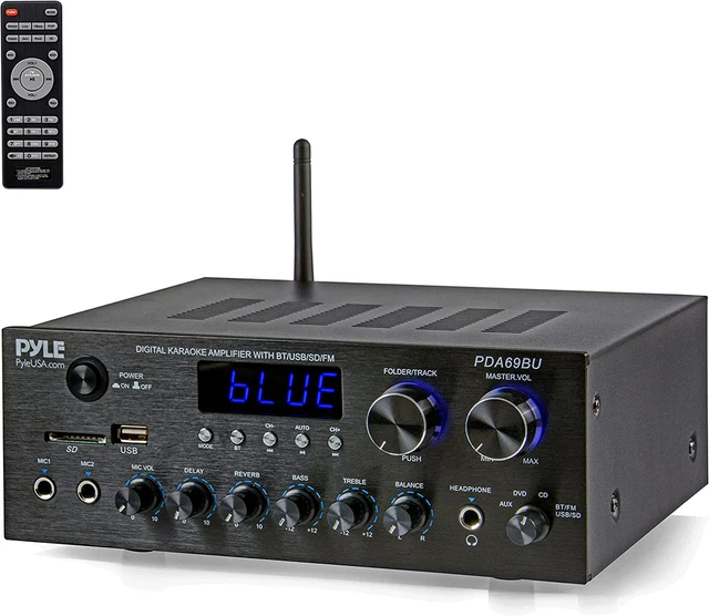 PYLE BLUETOOTH HOME Audio Amplifier Receiver Stereo 300W Dual Channel