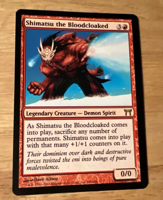 Mtg - Shimatsu the Bloodcloaked - Champions of Kamigawa - Lp