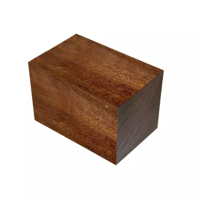 Sapeli / Turning Wood Blank Flasche Stopper Quadratisch Holz Block 5.1cm x 7.6cm
