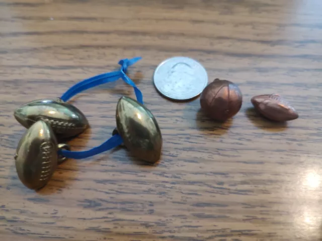 Gumball  Cracker Jack Charms - Assortment of Footballs and a Basketball