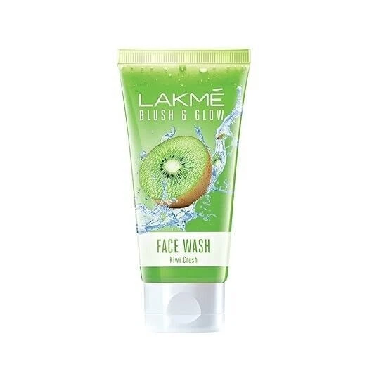 Gel de frescura LAKMÉ rubor y brillo kiwi lavado facial con extractos de kiwi, 50 g