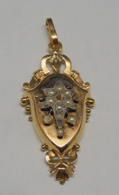 Pendentif Vintage - Bijou D'Occasion - Détails Et Imperfections à Voir