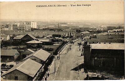 CPA AK MAROC CASABLANCA - Vue des Camps (190025)