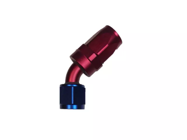 MLR AN-8 Jic 45 Degré Rouge Bleu Huile Radiateur Télécommandé Filtre Tuyau Pied