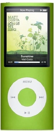 APPLE iPOD NANO 4ème GÉNÉRATION 16 Go VERT PAVÉ TACTILE HORS SERVICE A REMPLACER