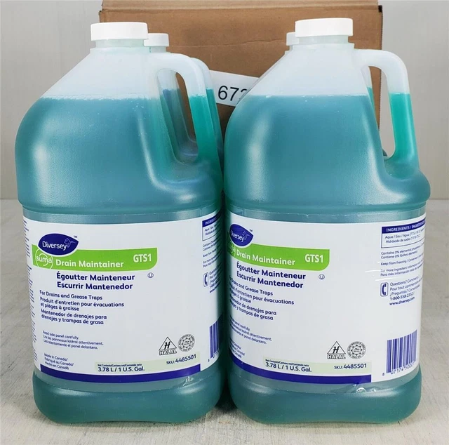 DIVERSEY SUMA DRAIN Maintainer 3 Gallons Liquid Unscented 4485501 249.