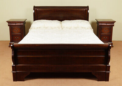 Double 4ft6 Sleigh Bed colonial style with slats from manufacturer 80207 2