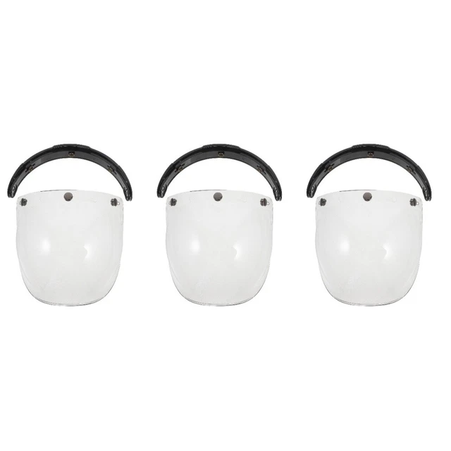MagiDeal Casque à Bulle Moto Visière Pare-Brise - Modèle 6 - Protection Vent & Soleil