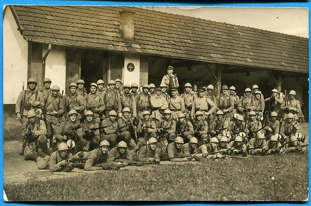 CPA Photo : Soldats du 35° Régiment d'Infanterie