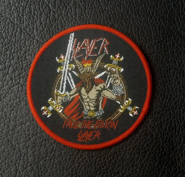 Rare SLAYER Patch metallica venom exodus megadeth battle jacket vest shirt