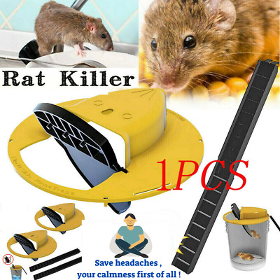 Slide Bucket Lid Mouse Rat Trap Flip Mouse Trap Bucket Mousetrap Catcher