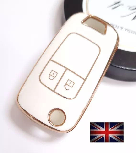 Fits Vauxhall Remote Key Cover Astra J Adam Zafira C 2 Button Flip Fob Case 15
