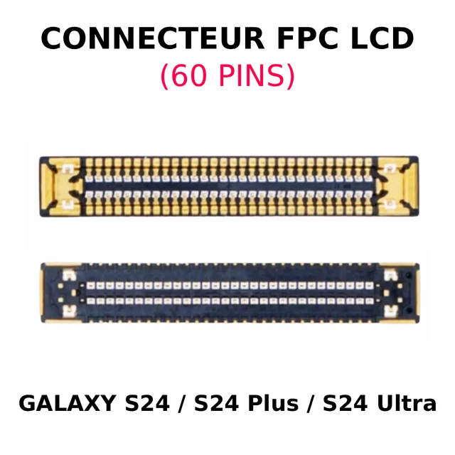 Connecteur FPC LCD 40 Pins Pour Carte Mère Motorola Moto G7 / G7 Play / G7 Plus - Doré - Neuf