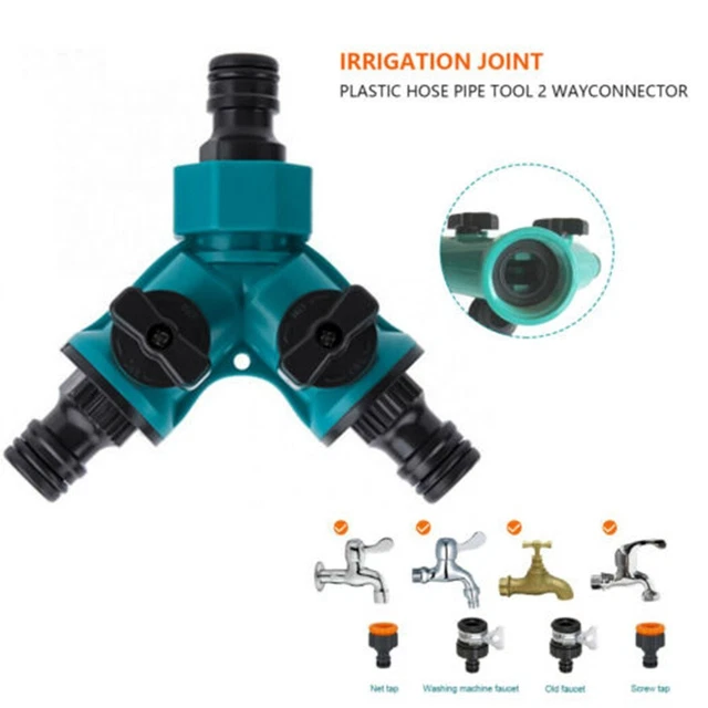 Praktisch Wasserschnellanschluss Schlauch Splitter Stecker Ventile Y-Form